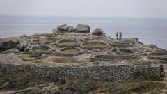 Castro de Baro�a, en Porto do Son