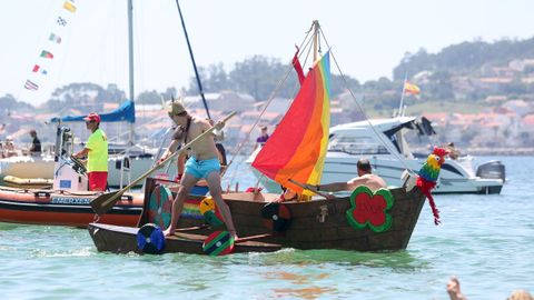 FESTA DA DORNA, REJATA DE EMBARCACIONS FEITAS A MACHADA E PAN DE MILLO EN COROSO