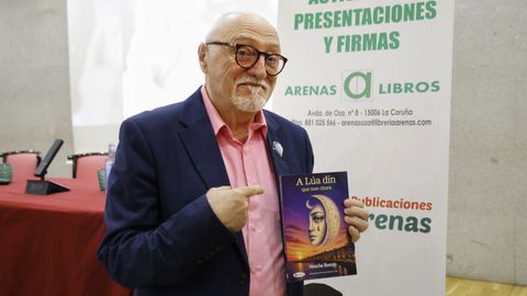 Moncho Borrajo, este jueves en la librer�a Arenas