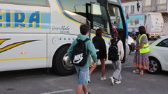Los desajustes en el transporte entre A Escardia y O Carril est�n caracterizando este inicio de curso 