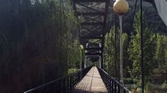 Pasarela de acceso a O Salgueiral en O Barco