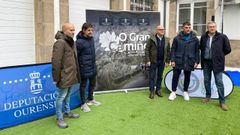 Presentaci�n de la etapa de O Gran Cami�o, con Xulio Conde, Ezequiel Mosquera, Jos� Manuel Baltar, �scar Pereiro y Mario Rodr�guez