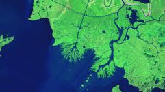 Desembocadura del r�o Atchafalaya