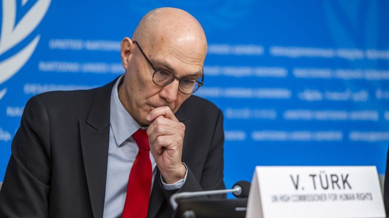 El alto comisionado de las Naciones Unidas para los Derechos Humanos, Volker T�rk, en una imagen de archivo