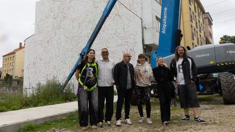 Arranque oficial do festival, na r�a Xasm�ns de Carballo, onde interv�n Berm�dez 