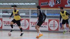 Los noieses se ejercitaron bien durante la semana para preparar el encuentro ante el M�stoles