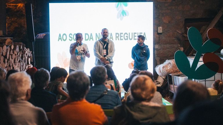 Presentaci�n do documental  Ao son da regueifa .