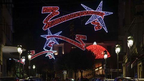 En todos los rincones de Ribadavia se encendi la Navidad