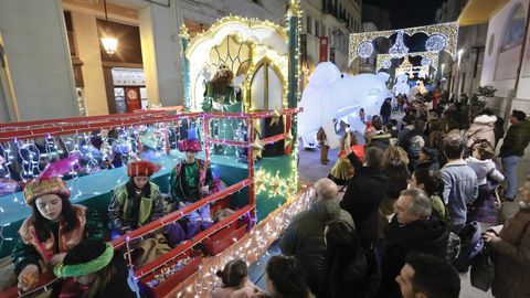 Adems de msica tambin hubo espectculos para animar la cabalgata.