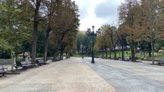 Paseo del Bomb, en Oviedo