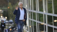 Antonio Martn Marugn, interventor del Alvia accidentado, acercndose a la sala de vistas en la Ciudad de la Cultura de Santiago