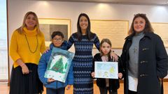 Thomas Borges y Olivia Martnez fueron los ganadores del concurso navideo