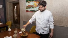 Brais Pichel, en su restaurante Terra