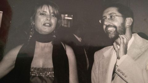 Ana Taboada y Celso Miranda el d�a de su boda
