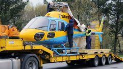El helic�ptero de la DGT parte hacia Madrid