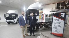 Luis Zera, a la derecha, es el gerente de Renting Credit