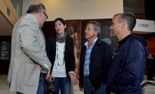 P�nt�n, con el alcalde de Vimianzo y responsables del BNG.