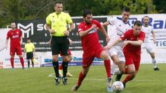 FUTBOL BOIRO - SARRIANA.Imagen de archivo de un encuentro del Boiro.
