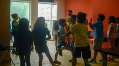 Imagen del campamento de verano del 2018, en la Casa da Xuventude