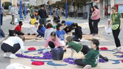 El gran tapiz floral de Burela