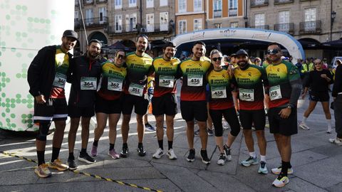 Carrera solidaria de la Guardia Civil en Ourense.