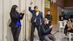 Vilalta, Junqueras y Aragon�s en un mitin en L�rida