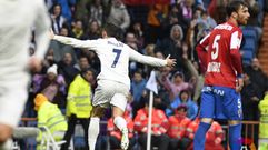 Ronaldo celebra su segundo tanto 
