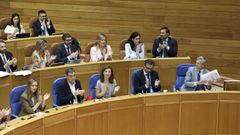 Pleno en el parlamento durante la sesi�n de control.