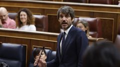 El ministro de Cultura, Ernest Urtasun, la semana pasada en el Congreso.