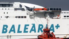 Un ferry de la compa��a Bale�ria, en una imagen de archivo