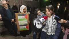 Maha Dandis, durante su intervenci�n en Carballo