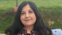 Patricia Varela � profesora no colexio de Escair�n