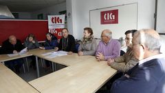 Rueda de prensa despedidos Sargadelos