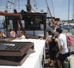 El barco concluy� en Ribeira las �ltimas rutas por Barbanza. 