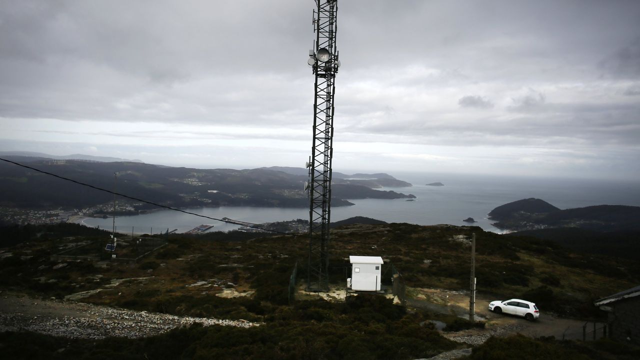 Dos estaciones meteorológicas de Viveiro registran hoy los valores máximos en Galicia en viento y temperatura