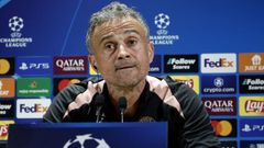 Luis Enrique durante una rueda de prensa el pasado 6 de mayo
