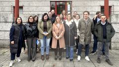 Diputadas y concejalas del PP, ante el juzgado de O Carballio.