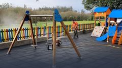 Trabajos en uno de los parques