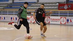 Imagen de un entrenamiento de los noieses durante esta semana