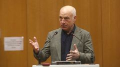 El alcalde de Catoira, Xo�n Casta�o, del BNG.