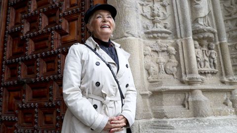 Monika Zgustova esta semana en Santiago