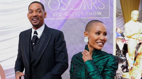 Will Smith y Jada Pinkett Smith, en la gala de los scar del 2022