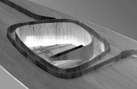 Imagen de una recreaci�n del proyecto del futuro centro de interpretaci�n.