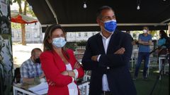 Los concejales del PP en Pontevedra Pepa Pardo y Rafa Dom�nguez hicieron balance del ecuador del mandato municipal