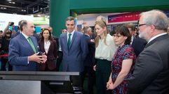 El presidente del Gobierno, Pedro S�nchez, con el de Iberdrola, Ignacio S�nchez Gal�n, en WindEurope