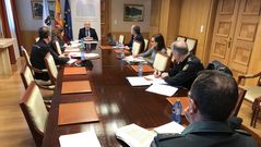 Constituci�n del Centro de Coordinaci�n de Galicia, este lunes en la Delegaci�n del Gobierno con los m�ximos responsables policiales