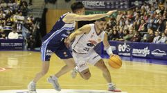 Sergi Quintela, en la victoria del Obradoiro en Sar sobre el Fuenlabrada