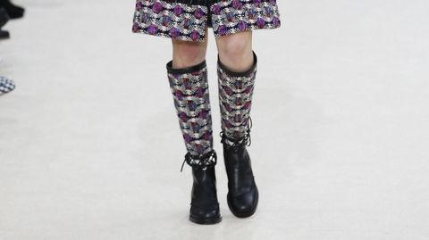 Las botas de Chanel. 