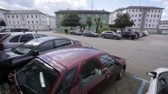 El incidente se produjo justo frente a la Comandancia de la Guardia Civil de Lugo
