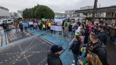 Una manifestaci�n en el CEIP Berganti�os en diciembre del 2024